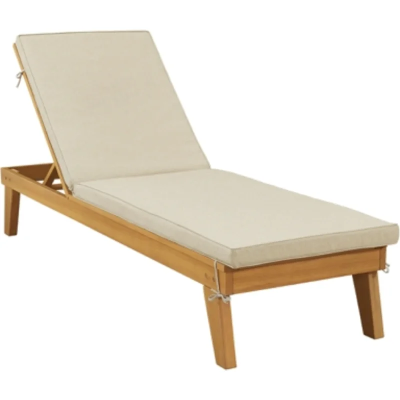 Bamboo - charcoal infused mattresses for odor absorptionByron Bay Outdoor Chaise Lounge with Cushion - Light Brown