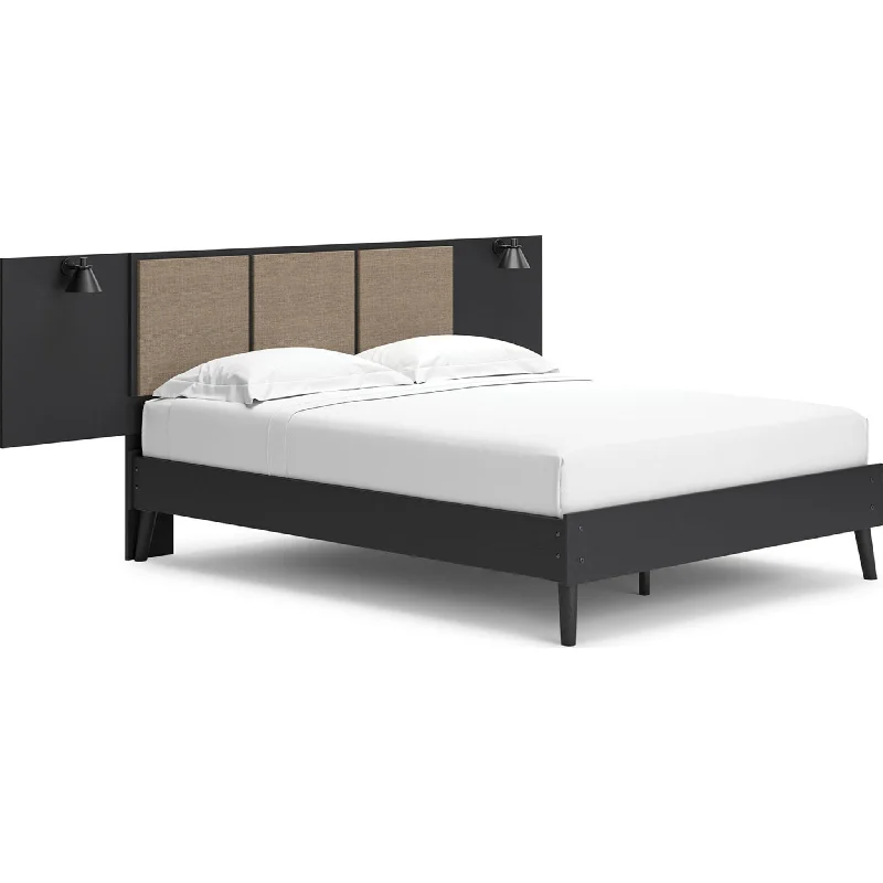 Hybrid mattresses combining foam and innerspring technologyCharlang Queen Platform Bed - Two-tone