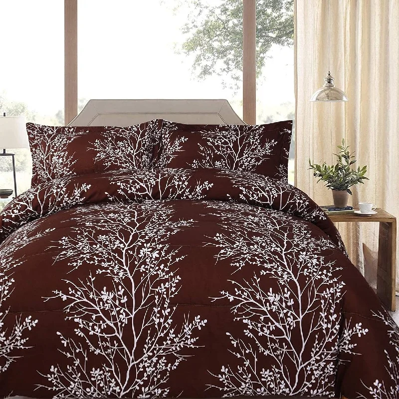 Goose down comforters known for their superior quality and insulationCocoa 2/3 pc Comforter Set