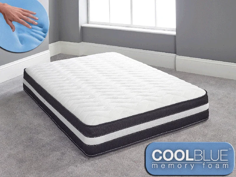 Memory foam mattresses for pressure relief and contouringCool Blue Memory Foam Mattress (Single, Double or King)