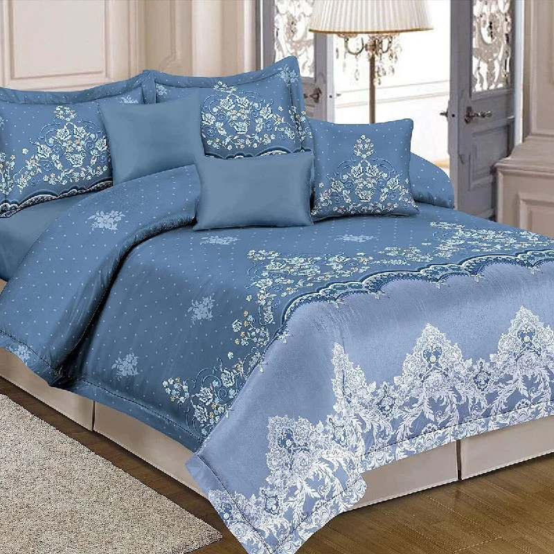 Silk - filled comforters for a luxurious and smooth touchCrystal 2/3 pc Comforter Set