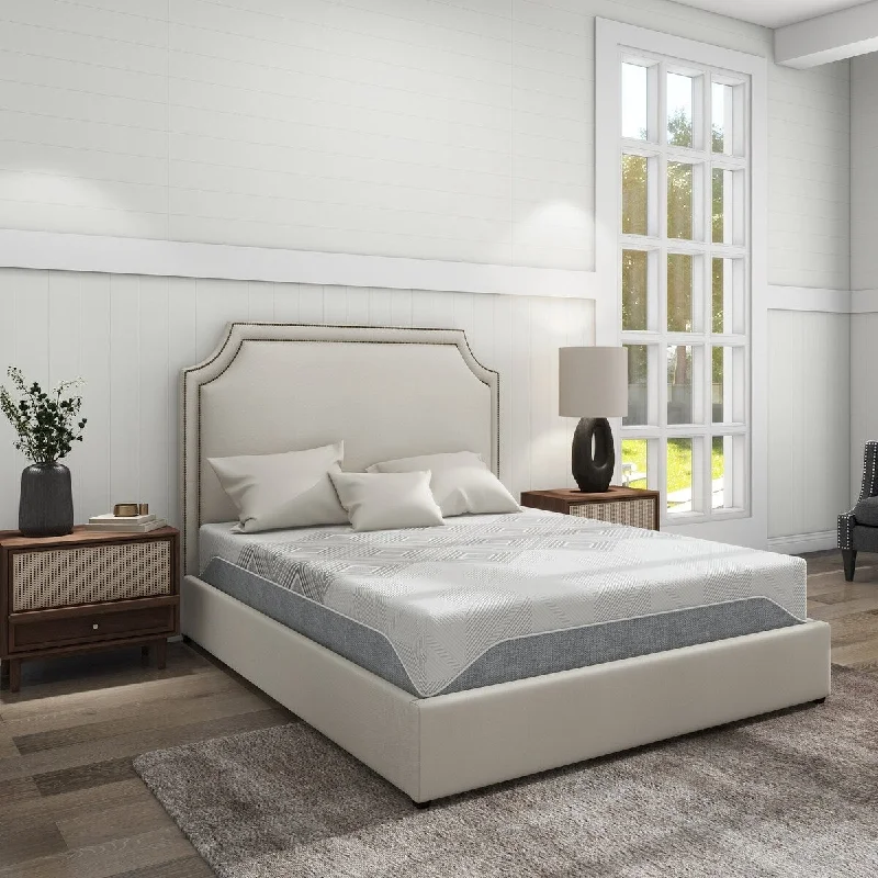 Hybrid mattresses combining foam and innerspring technologyDreamwave 12-inch Medium Firm Cooling Gel Memory Foam Mattress