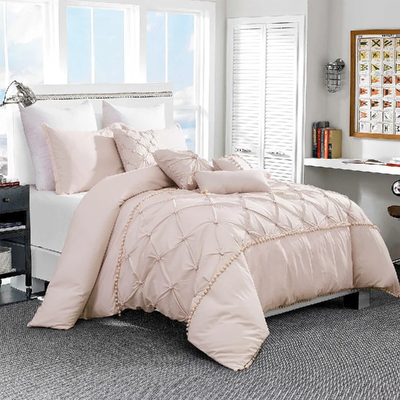 King - size comforters to fit large king - sized beds perfectlyEsca Amanda Fabric Polyester 7PC Comforter Set