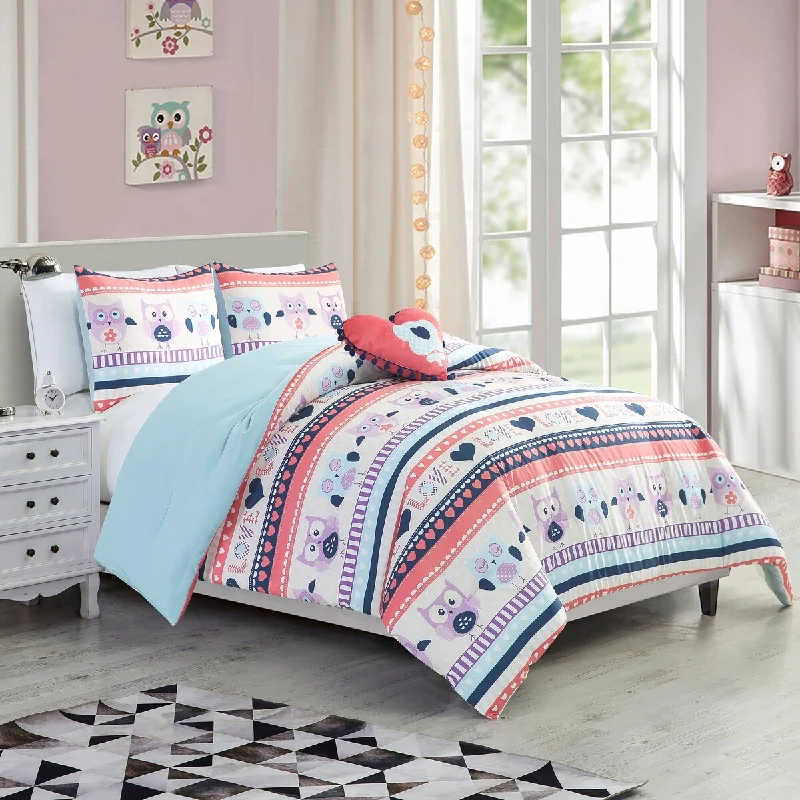 Queen - size comforters for standard queen - sized mattressesEsca Gracie Fabric Polyester PC Comforter Set