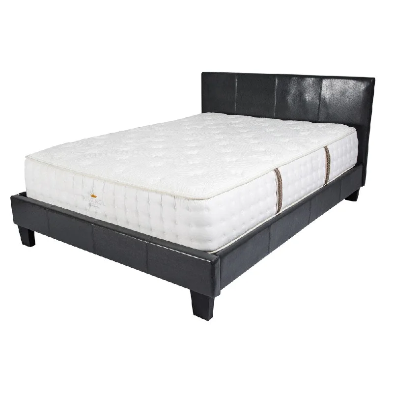 King - size mattresses for spacious master bedroomsFurniture of America Carmen 13-inch California King-size Gel Hybrid Mattress