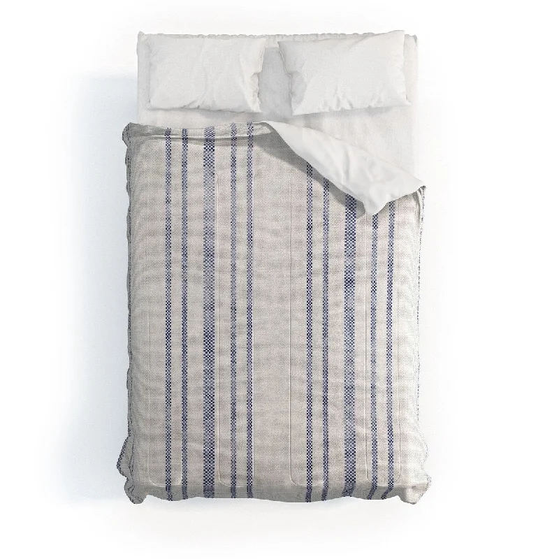 Full - size comforters suitable for full - sized beds in guest rooms or small bedroomsHolli Zollinger Aegean Multi Stripe Made To Order Full Comforter