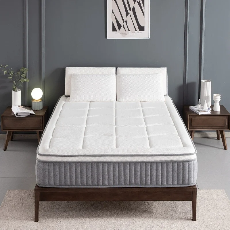 Polyester - foam mattresses for budget - friendly optionsHybrid Mattress, Gel Memory Foam with Pocket Spring Mattress in a Box