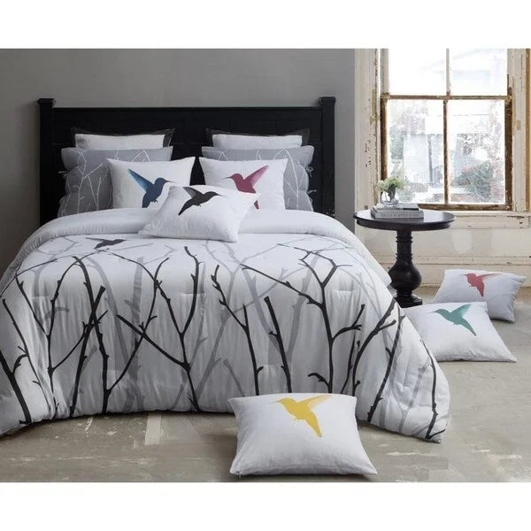 Wool - filled comforters with natural moisture - wicking and temperature - regulating featuresKensie Vicki Comforter