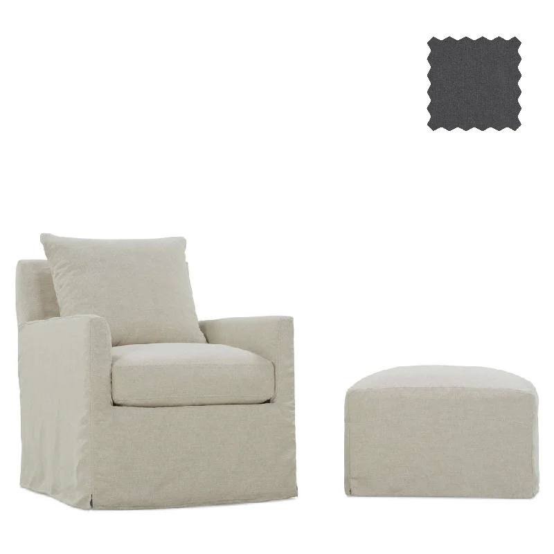 Organic cotton mattresses for a chemical - free sleep surfaceLilah Slipcover Swivel Glider & Ottoman