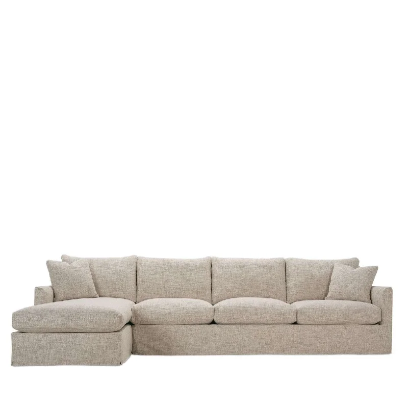 Natural latex and organic cotton blend mattressesLilah Slipcovered Sectional