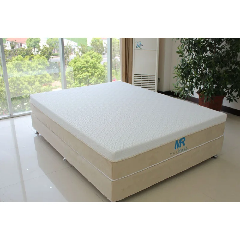 Natural latex and organic cotton blend mattressesMaxRest Eco-Friendly 10-inch California King-size Gel Memory Foam Mattress