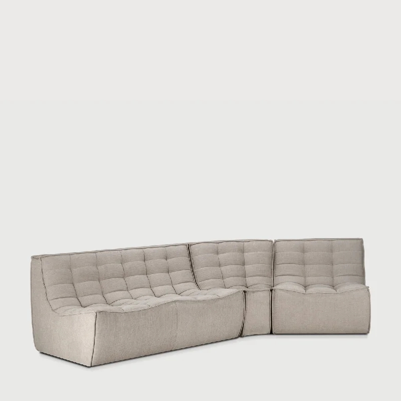 Wool - filled mattresses for natural insulation and moisture - wickingN701 Modular Sectional - Configuration A