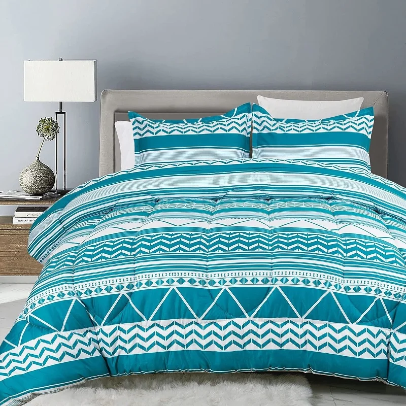 Duck down comforters with a softer feel and good warmth retentionOcean 3 pc Queen Comforter Set