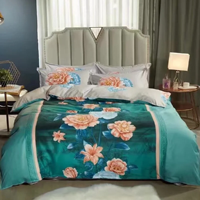 Silk - filled comforters for a luxurious and smooth touchPink Jade Flora 2 pc Twin Comforter Set