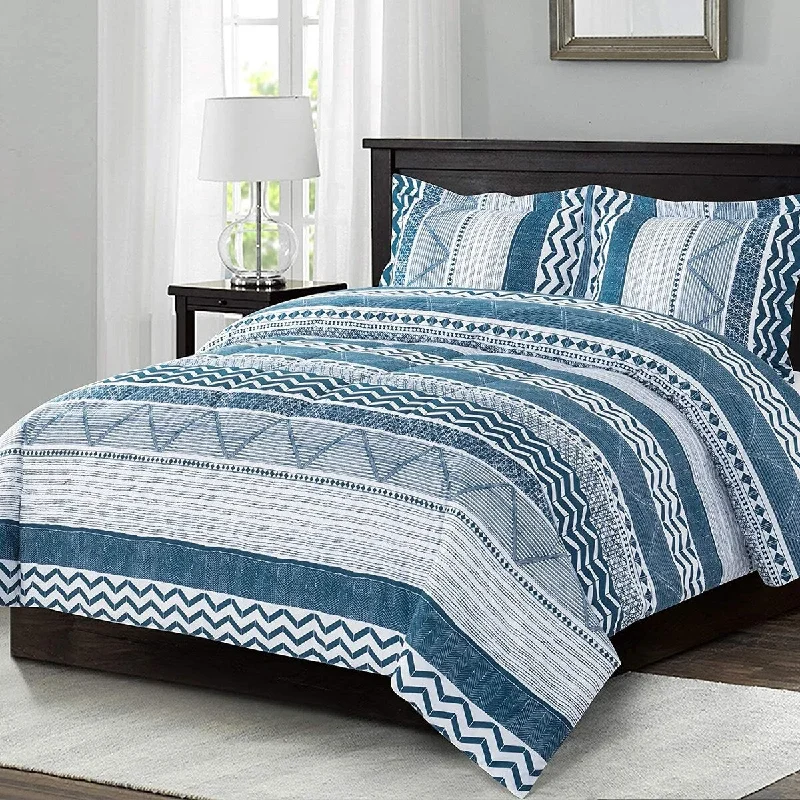 Bamboo - fiber - filled comforters with antibacterial and breathable qualitiesPoetic 2/3 Pc Comforter Set