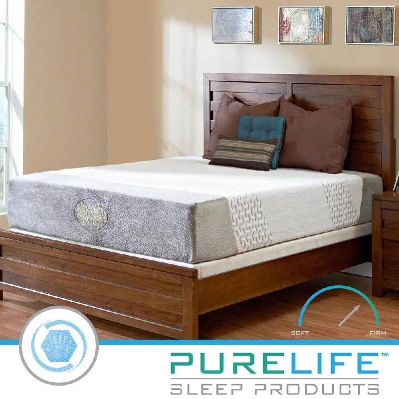 Innerspring mattresses with coil counts for supportPurelife Harmony Hybrid 12-inch Queen-size Gel Memory Foam Mattress