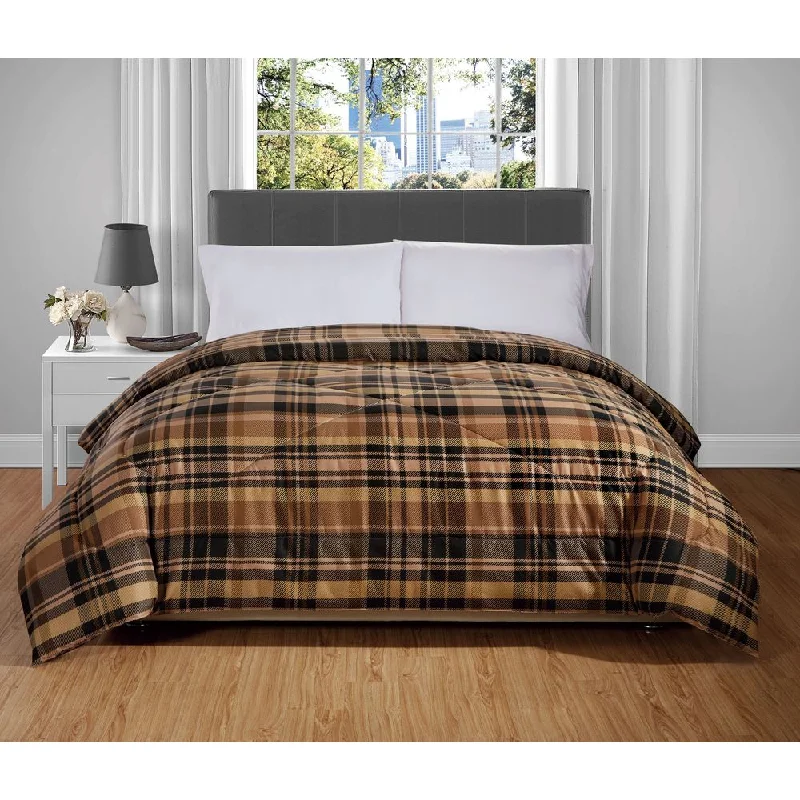 Cotton - filled comforters for a breathable and natural sleep experienceRT Designers Collection Maple Creek Plaid Comforter