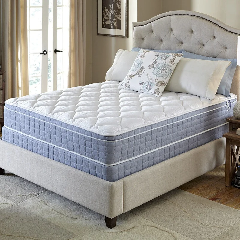 Organic cotton mattresses for a chemical - free sleep surfaceSerta Revival Euro Top Twin-size Mattress and Foundation Set