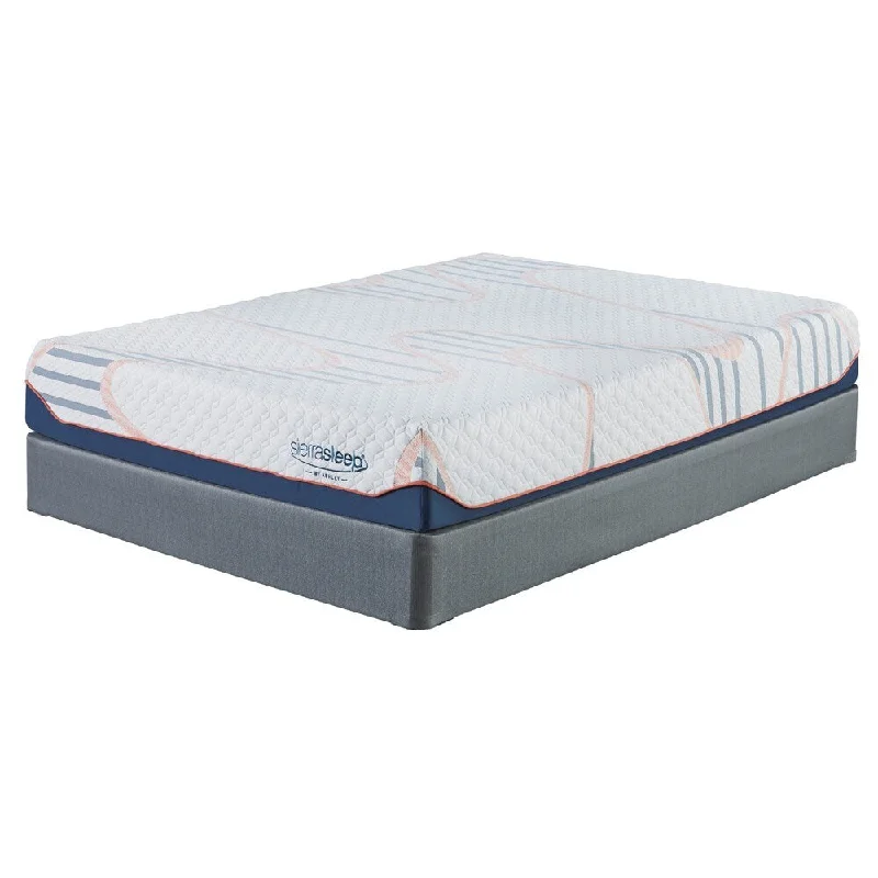 Hybrid mattresses combining foam and innerspring technologySierra Sleep by Ashley 10 Inch MyGel Memory Foam Queen Mattress