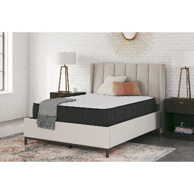 Gel - infused memory foam mattresses for cooler sleepSignature Design by Ashley Limited Edition Firm White Mattress