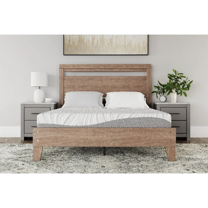 Hybrid mattresses combining foam and innerspring technologySignature Design by Ashley Memory Foam White 8 Inches Firm Mattress