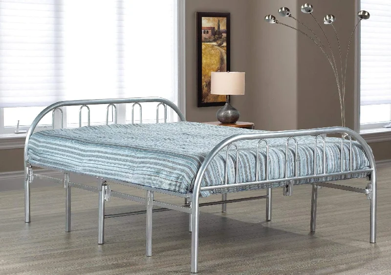 Organic cotton mattresses for a chemical - free sleep surfaceSilver Metal Folding Bed