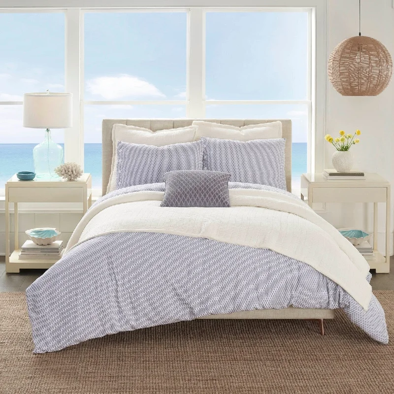 Synthetic - filled comforters like polyester for affordability and hypoallergenic propertiesSouthern Tide Carolina Falls Comforter Set