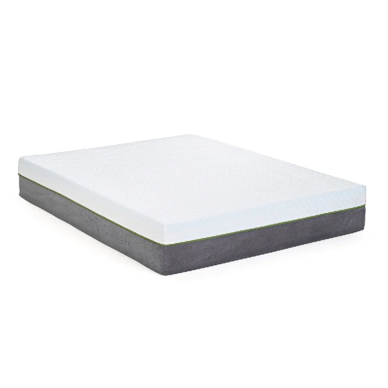 Memory foam mattresses for pressure relief and contouringTecoma 12-inch Copper Gel Infused Premium Memory Foam Medium Mattress