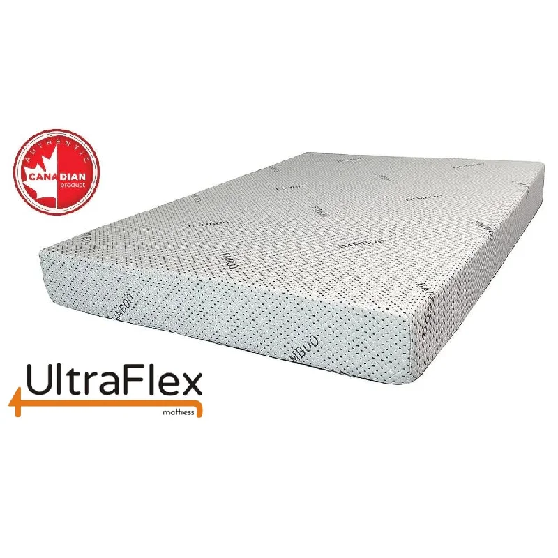 Polyester - foam mattresses for budget - friendly optionsUltraFlex LEISURE Orthopedic, Smart Gel Memory Foam, Eco-friendly Mattress with Waterproof Mattress Protector (Made in Canada)