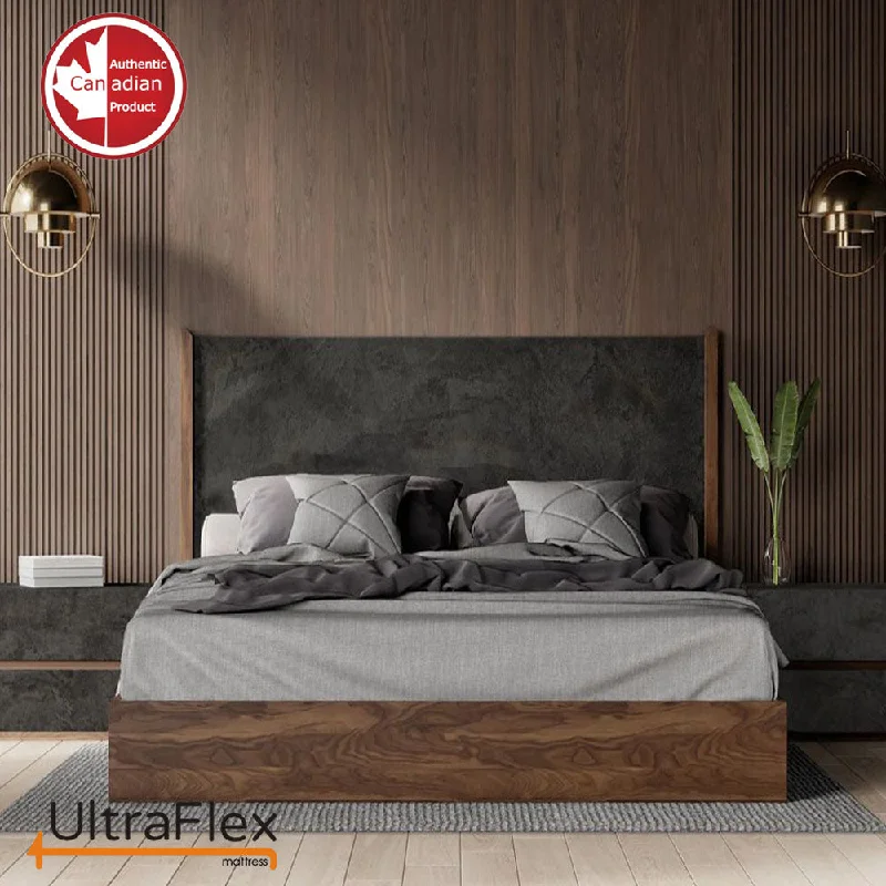 Bamboo - charcoal infused mattresses for odor absorptionUltraFlex PRESTIGE - Orthopedic Heavy-Duty Hybrid HDCoils, Pressure Relieving Foam with Posture Support, High-Density Foam Casing, Low Motion Transfer, Eco-Friendly Mattress (Made in Canada)