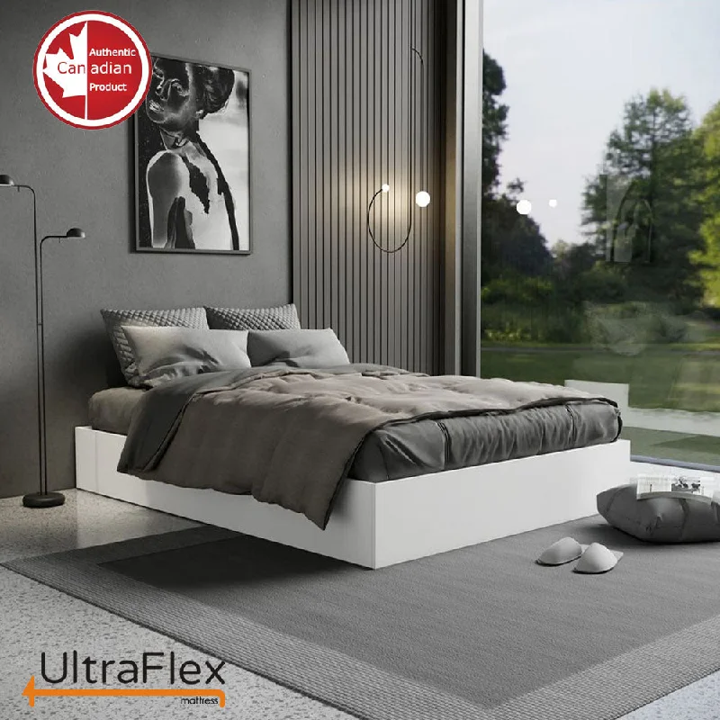 Innerspring mattresses with coil counts for supportUltraFlex RADIANCE - High-Density Natural Blend Foam Encasing, Cooling Gel, Eco-Friendly Orthopedic Mattress With Multiple Spinal Support Zones (Made in Canada)- With Waterproof Mattress Protector.