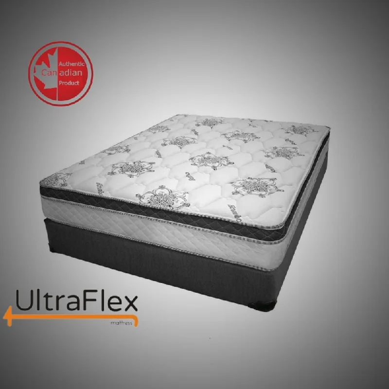 Polyester - foam mattresses for budget - friendly optionsUltraFlex TRINITY 12" Orthopedic Eurotop Hybrid Pocket Coil Gel Infused Premium Foam, Medium Plush Eco-friendly Mattress (Made in Canada)