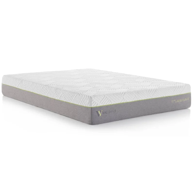 Memory foam mattresses for pressure relief and contouringWellsville 11" Latex Hybrid Mattress