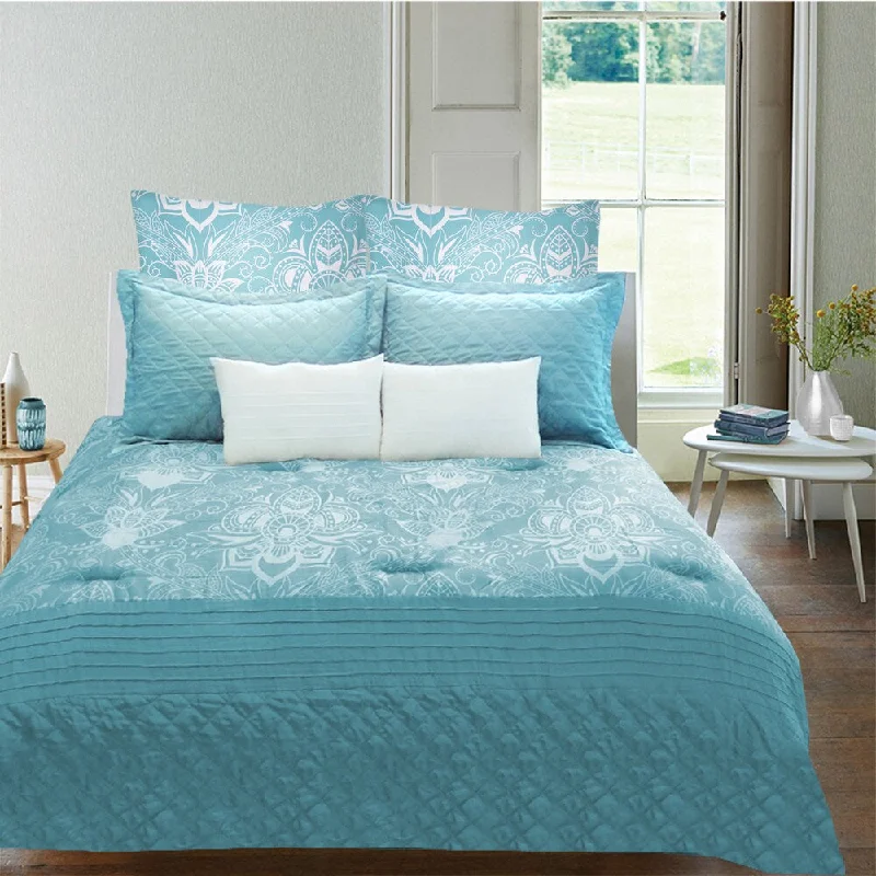 Down - filled comforters for supreme warmth and lightnessZahra 7-piece Comforter Set